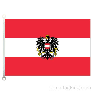 100% polyster 90 * 150 CM Österrikes statsflaggor